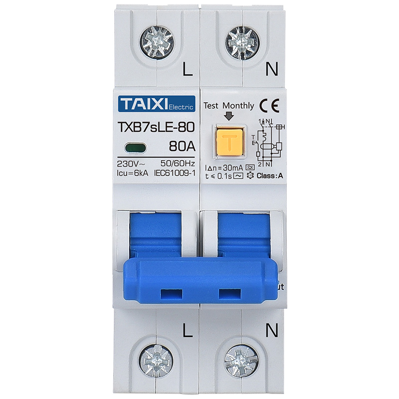 TXB7SLE-A RCBO Residual Current Operated Circuit Breaker